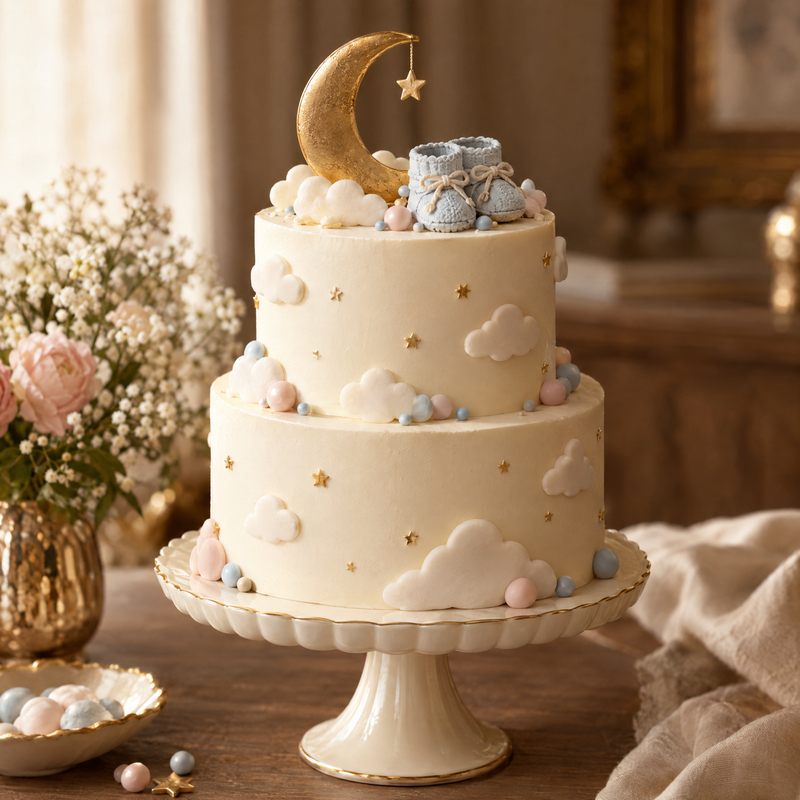 Gâteau baby shower