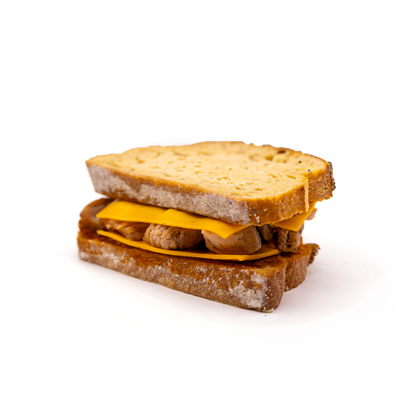 Croque-monsieur poulet & cheddar