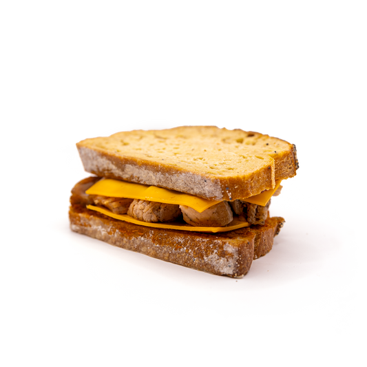 Croque-monsieur poulet & cheddar