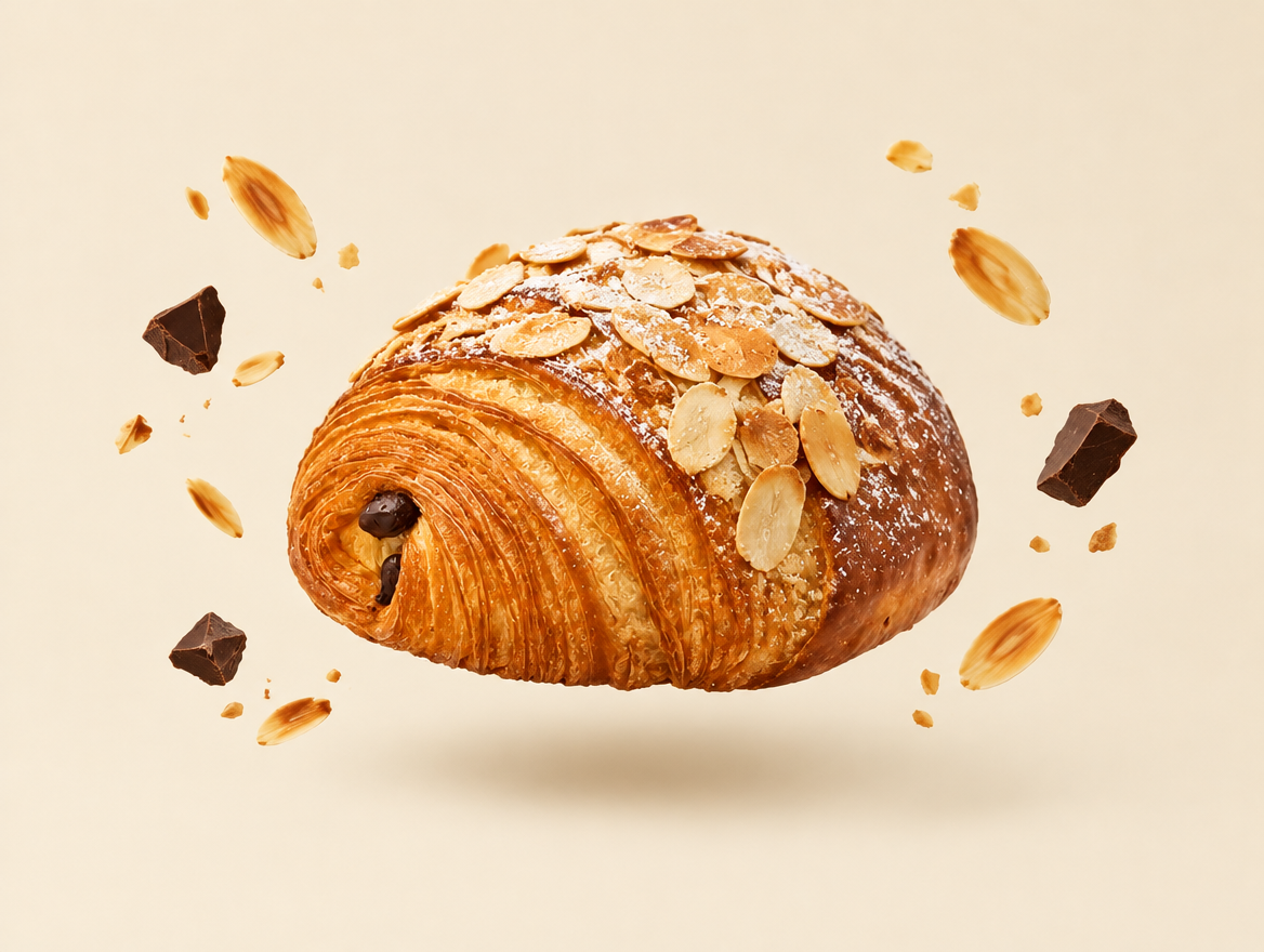 Pain au chocolat aux amandes Maison Gasri