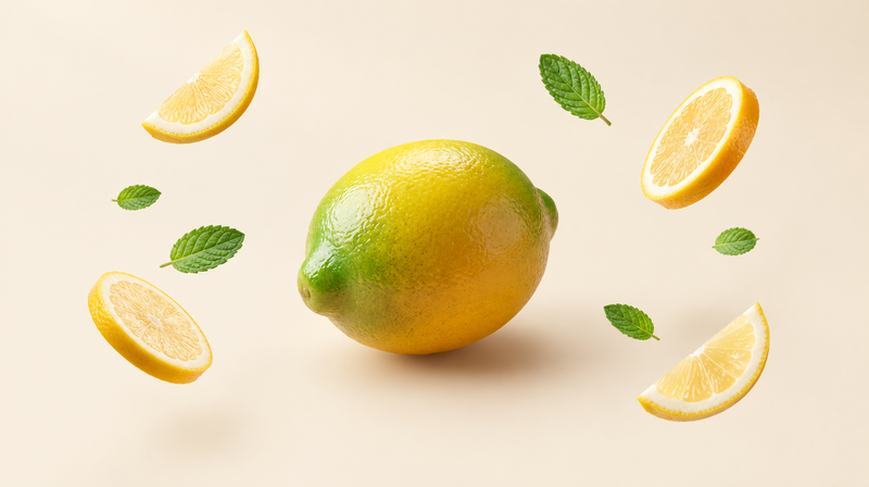Le Citron, trompe-l’œil Maison Gasri